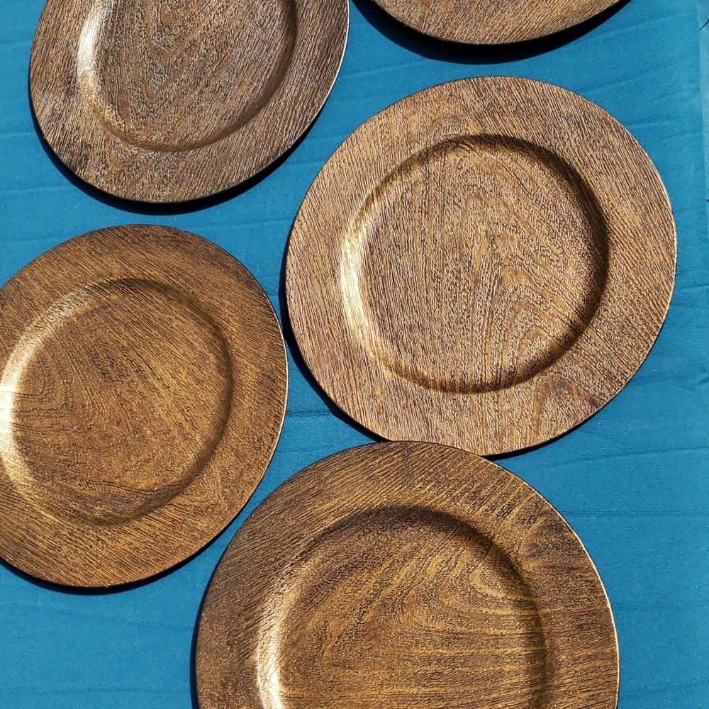 Wood Looking Plates